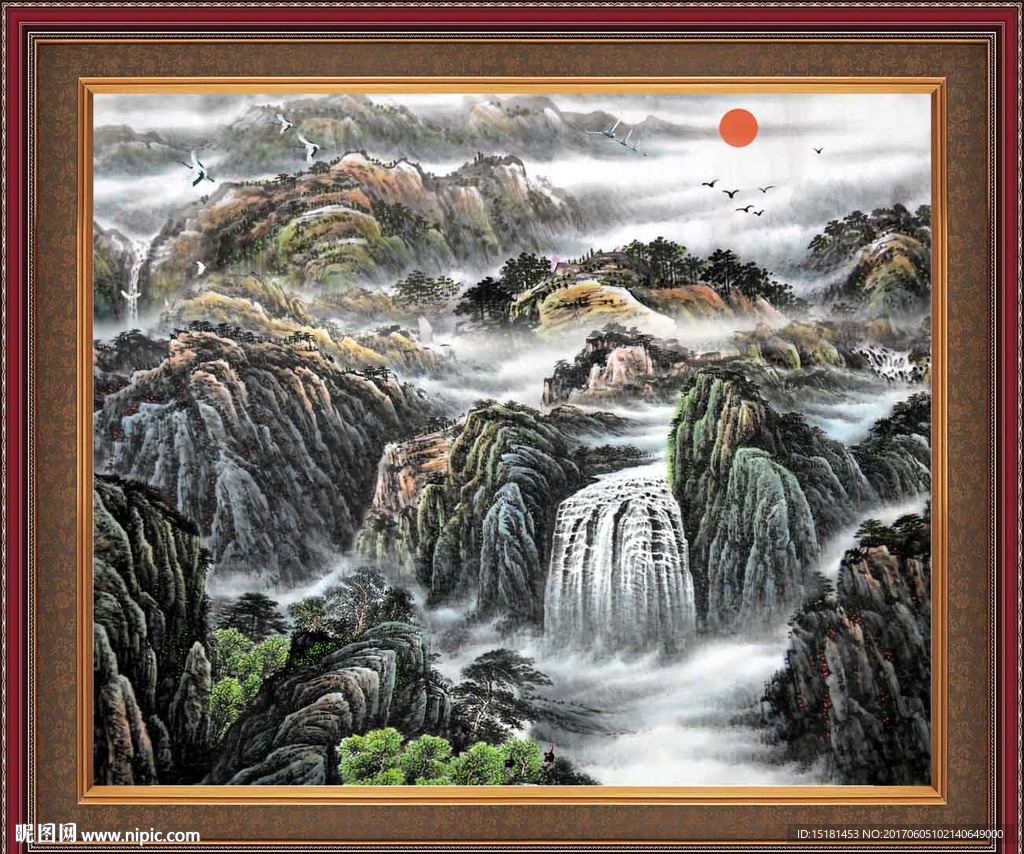 山水国画