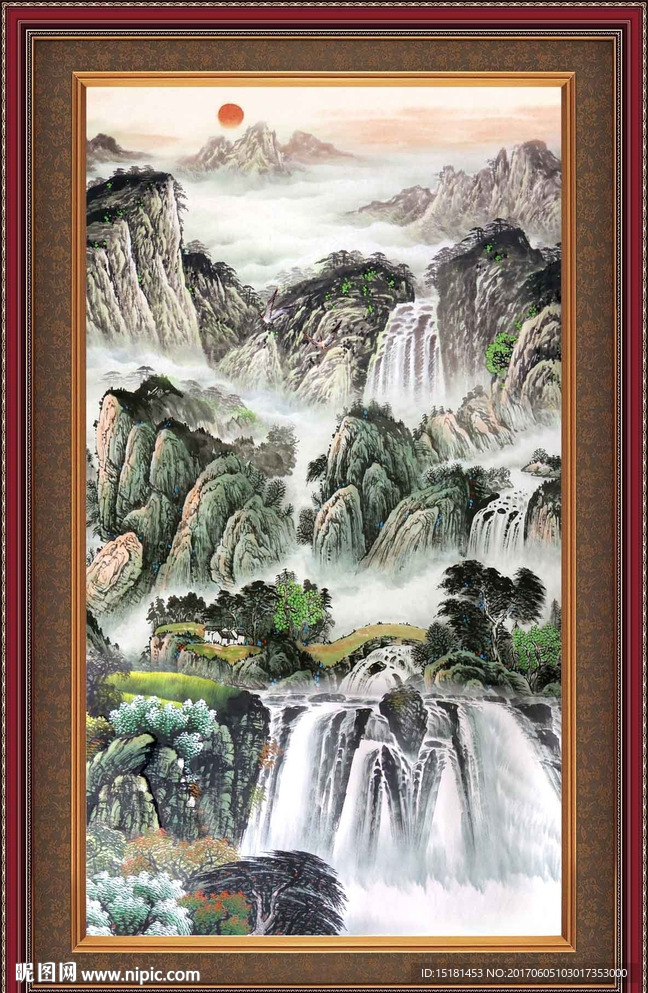 山水国画