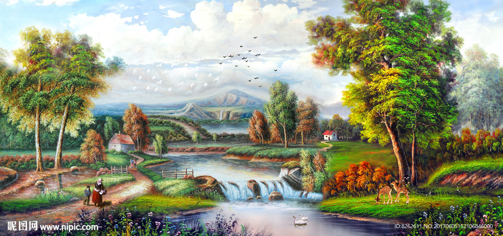 油画风景