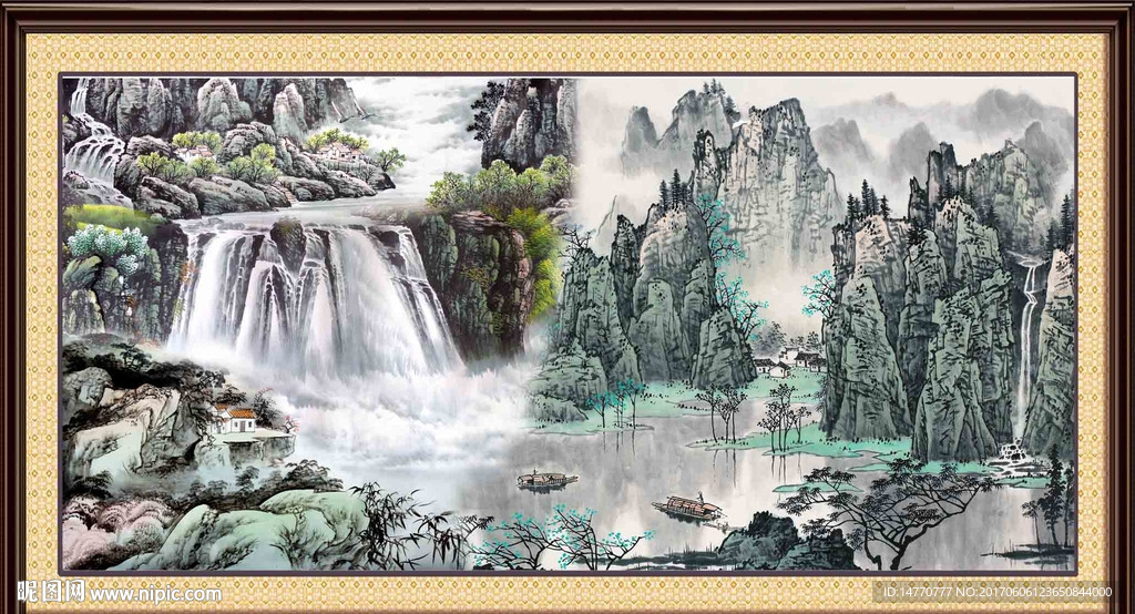 国画山水