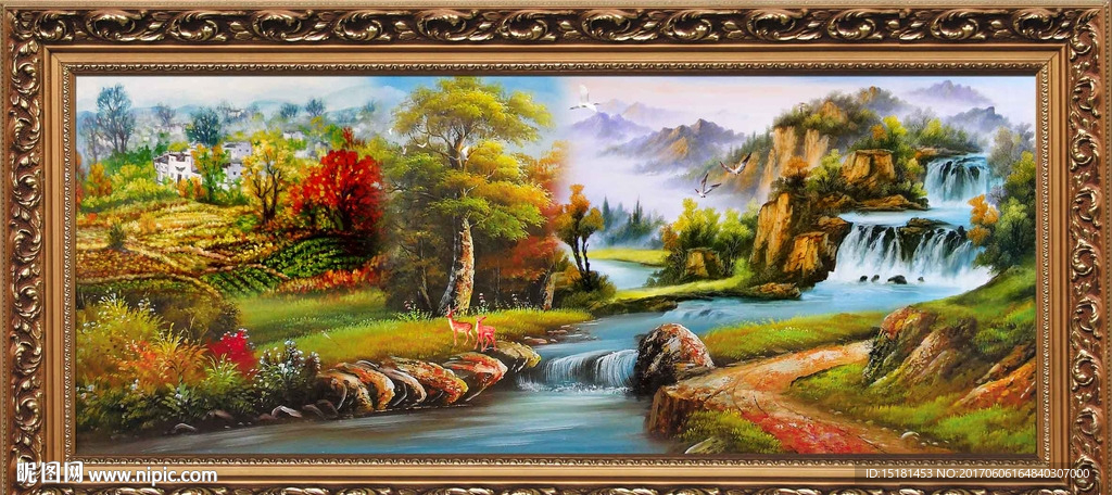 油画风景