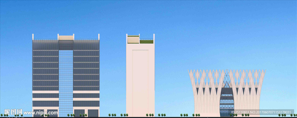 立面建筑效果图图片