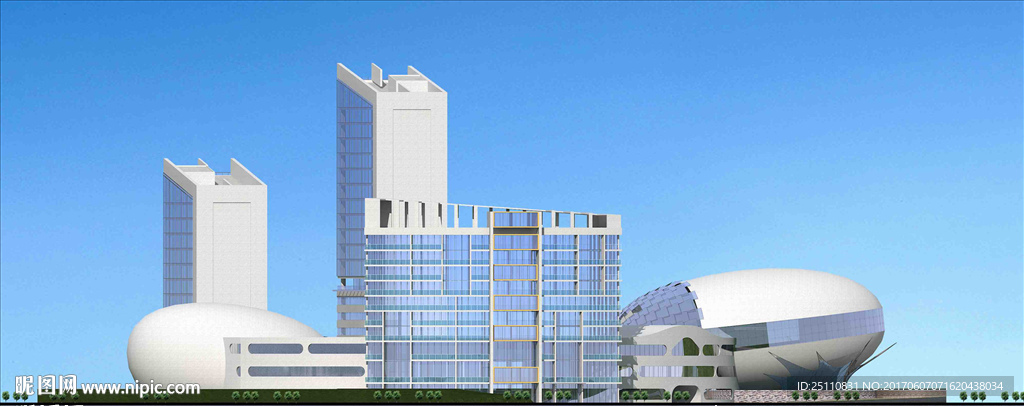 立面建筑效果图图片