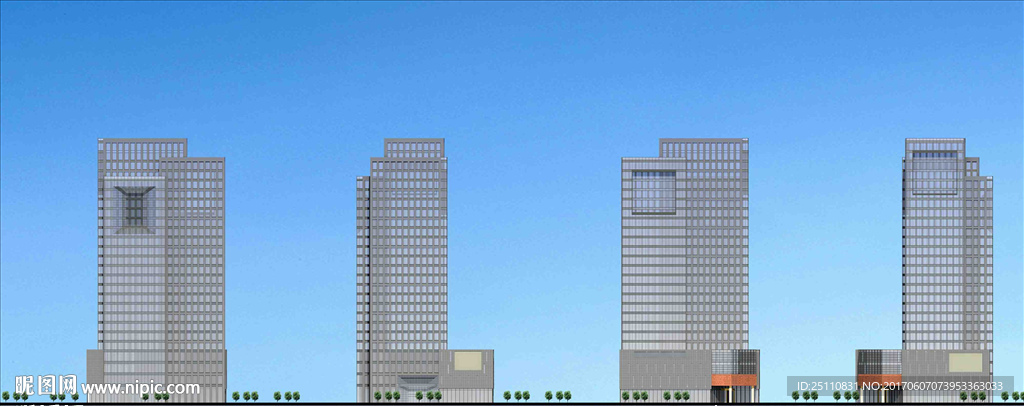 立面建筑效果图图片