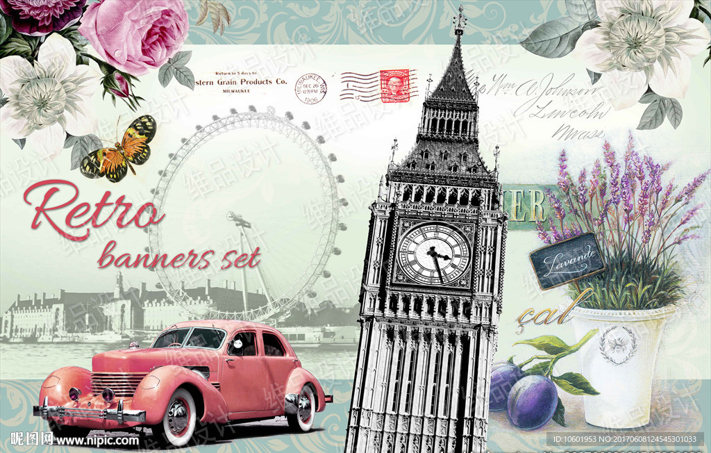 欧美风格装饰画