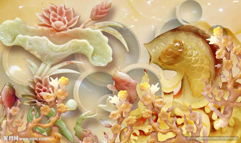 玉雕背景墙