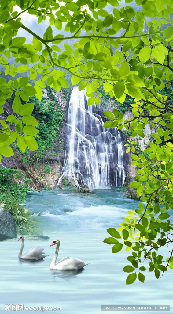 山水风景玄关