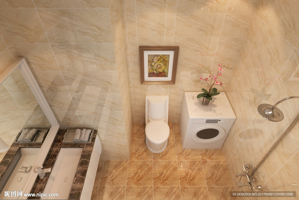 卫生间装饰设计效果图