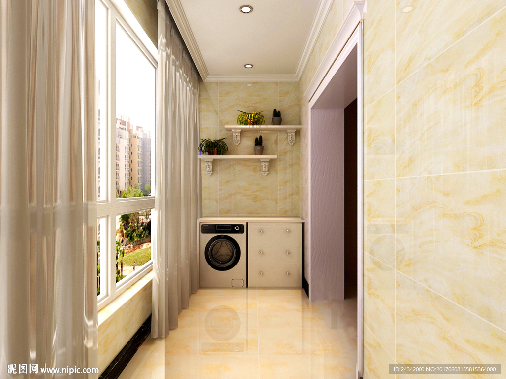 阳台装饰设计效果图