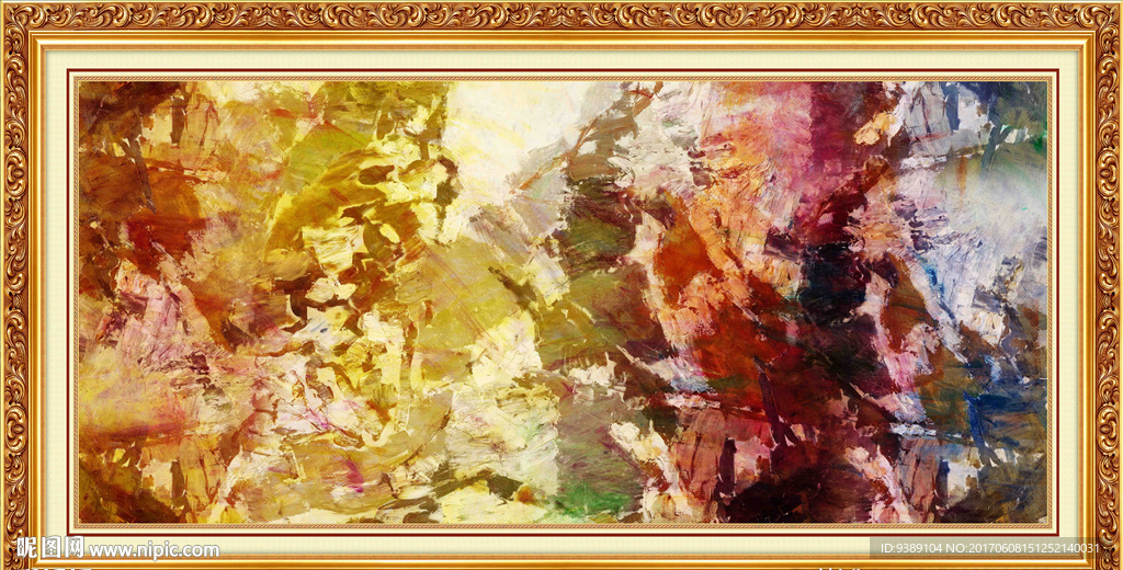 抽象油画