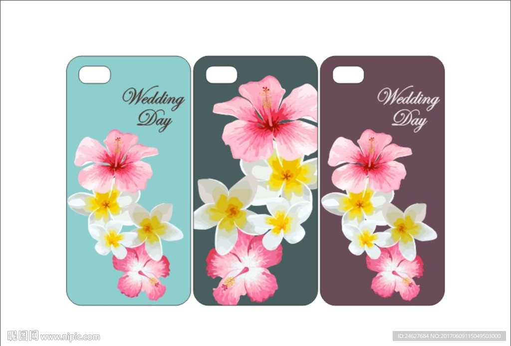 夏季花卉手机壳手机套