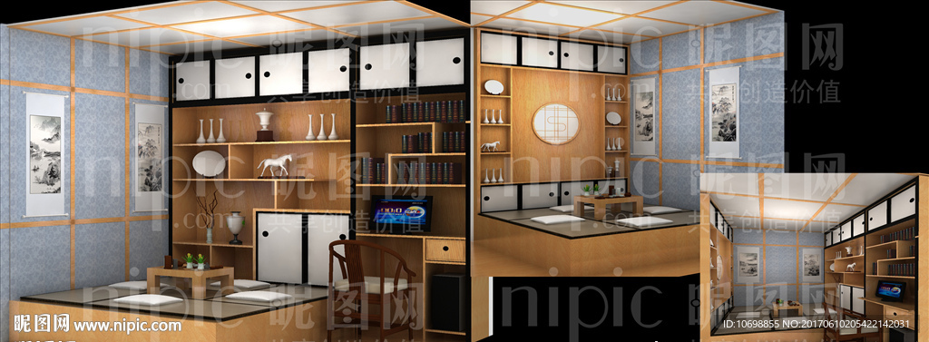 日式榻榻米效果图