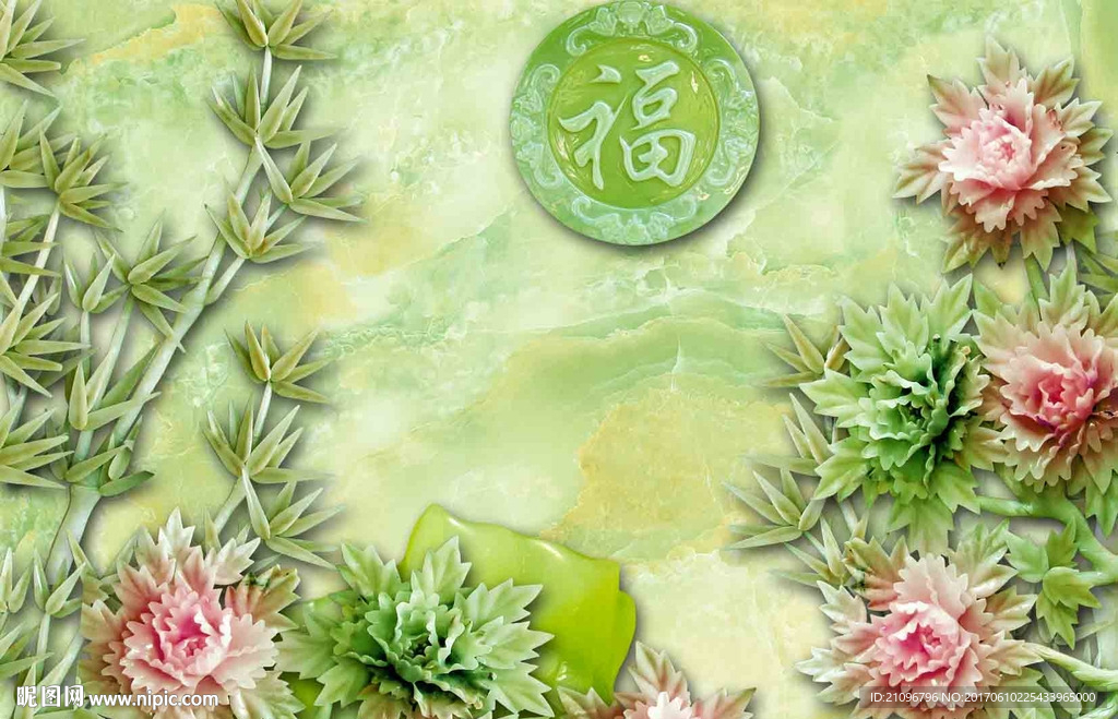 玉雕背景墙