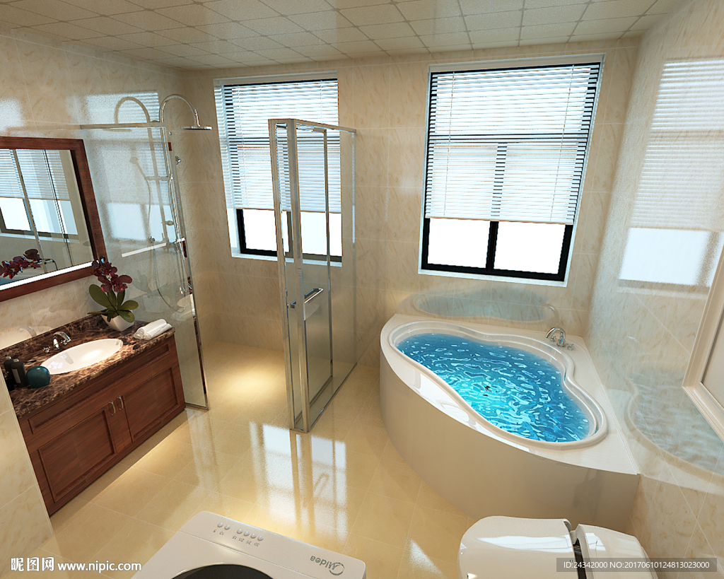 卫生间装饰设计效果图