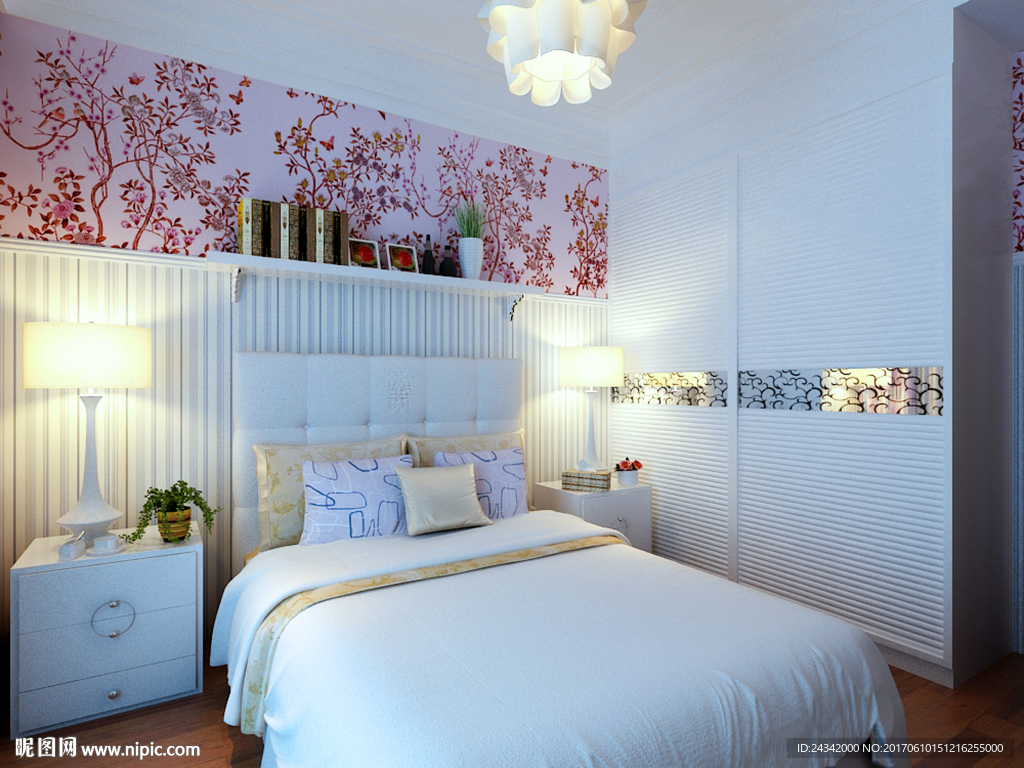 女儿房装饰设计效果图