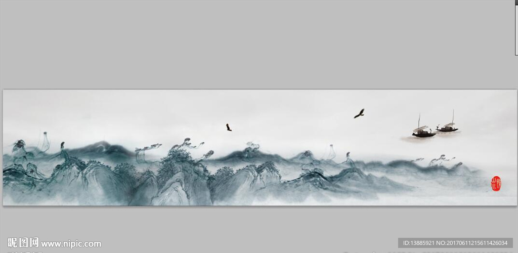 新中式水墨装饰画