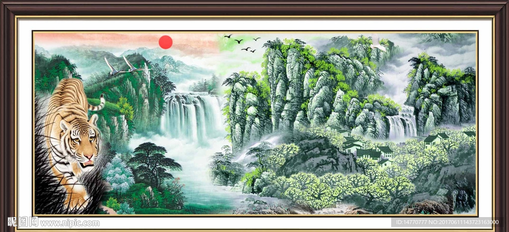 国画老虎