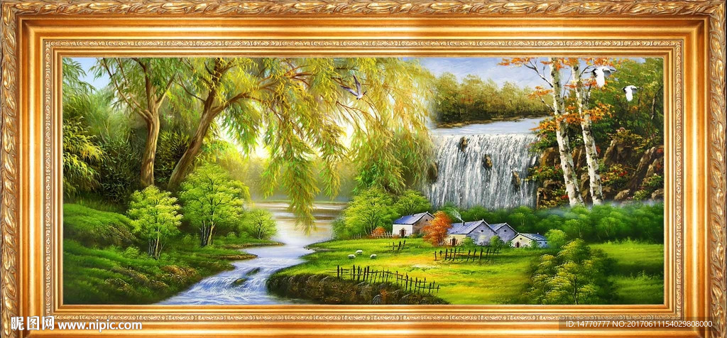 油画风景