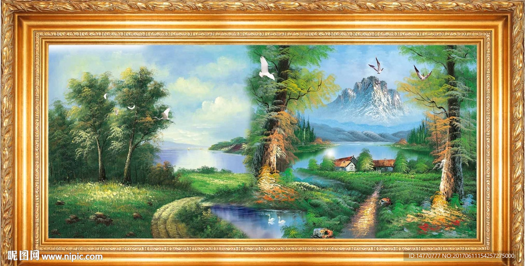 油画风景
