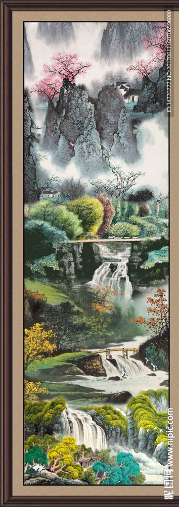巨幅山水画