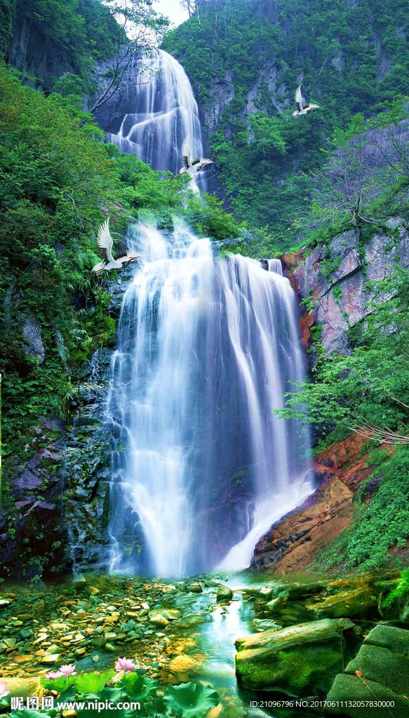 山水玄关背景墙