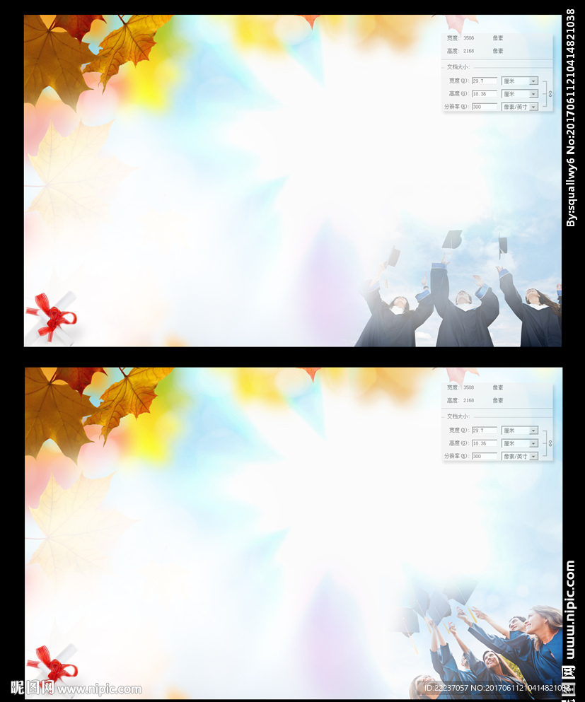 毕业学生背景素材