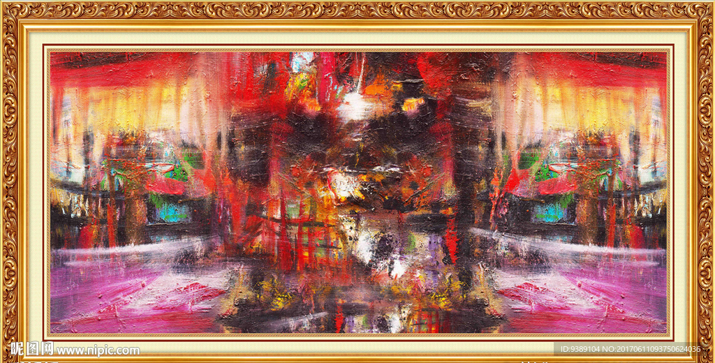 抽象油画