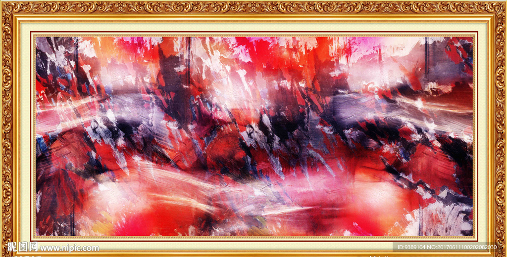 抽象油画