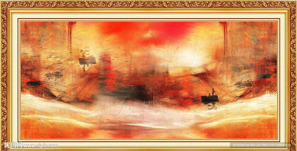 抽象油画