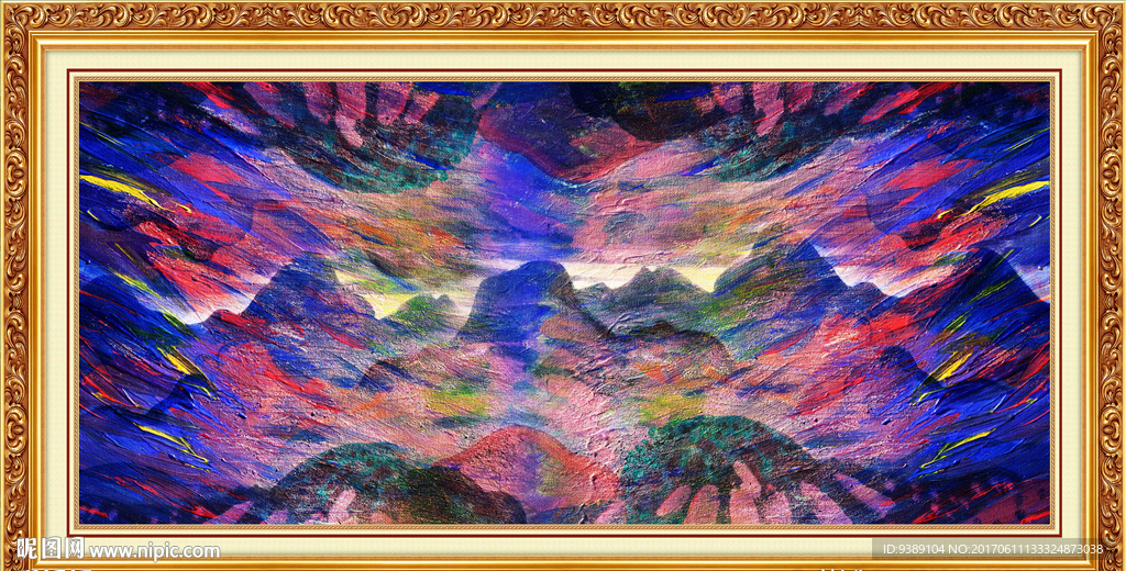 抽象油画
