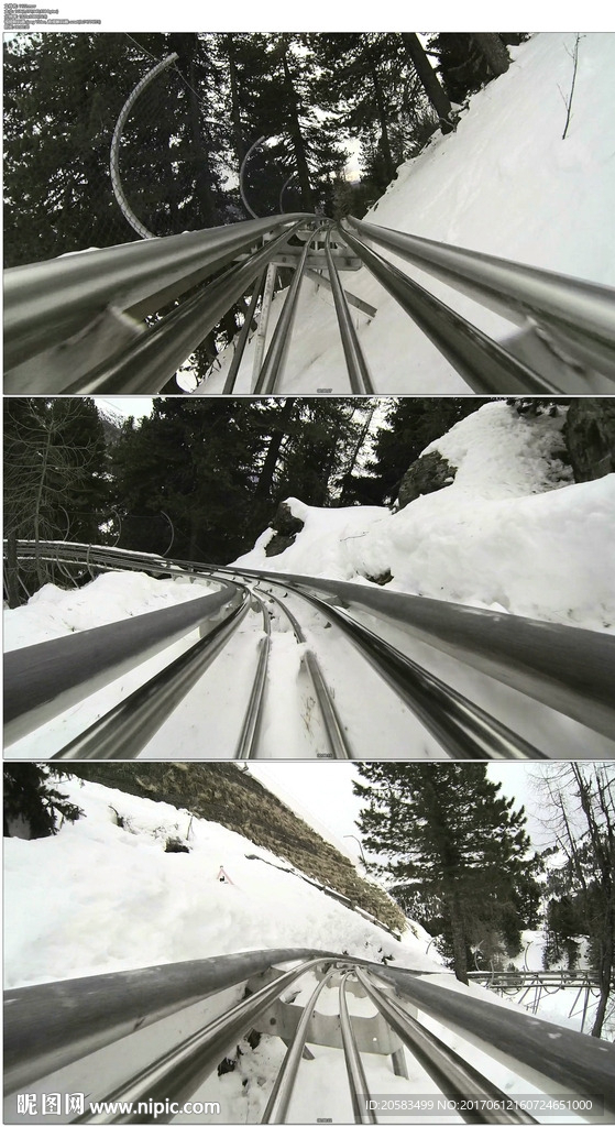 雪地滑道过山车