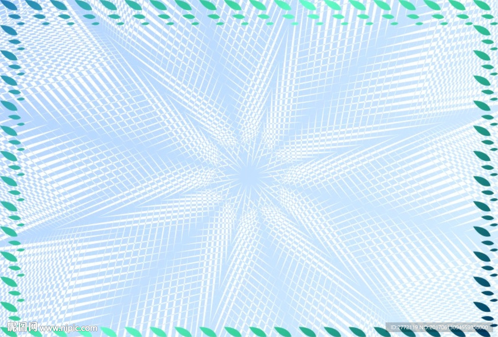 蓝树叶 许可证书纹