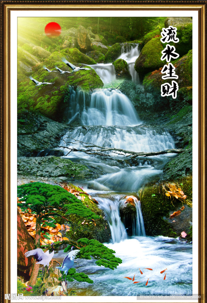 玄关山水画