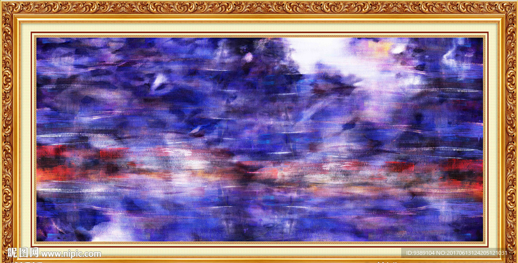 抽象油画