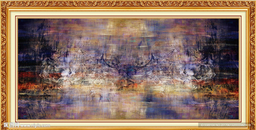 抽象油画