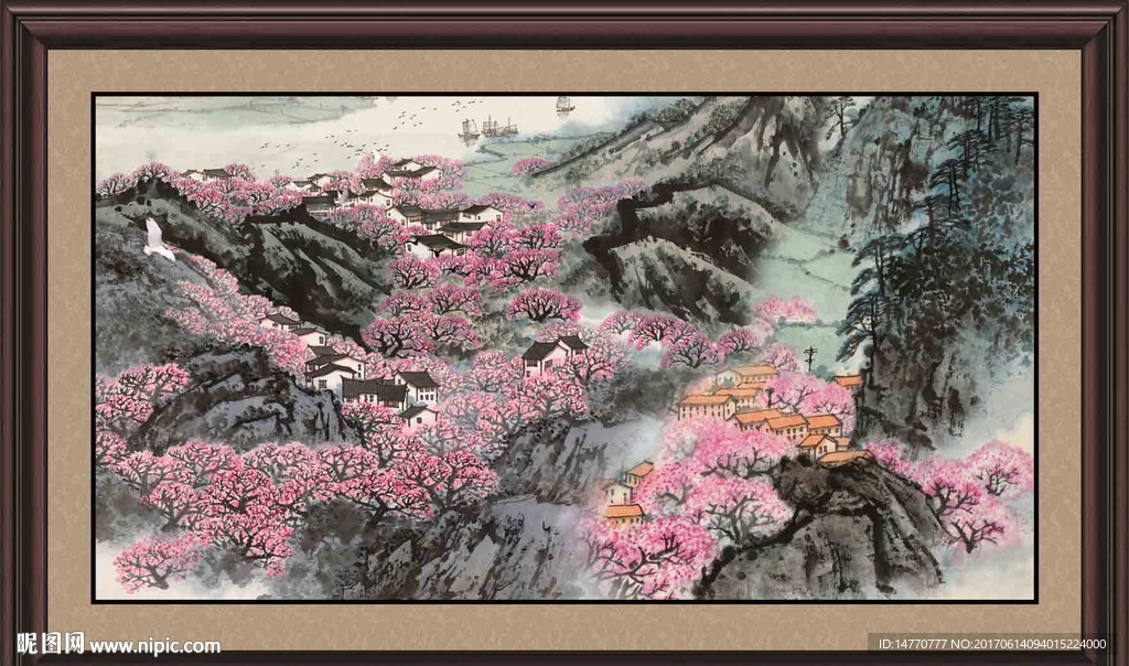 巨幅山水画