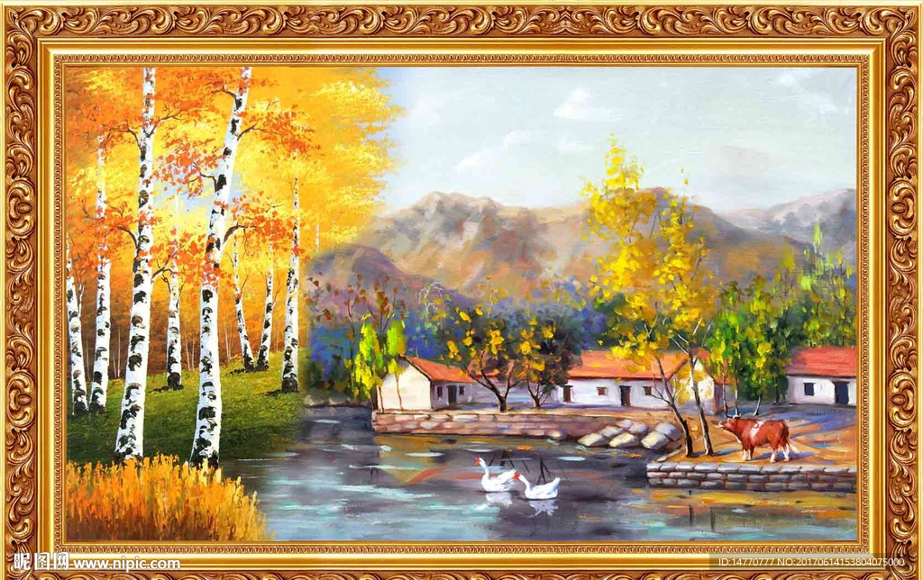 油画风景