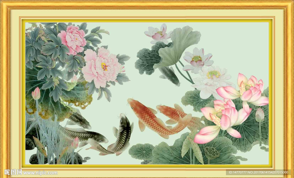 荷花图