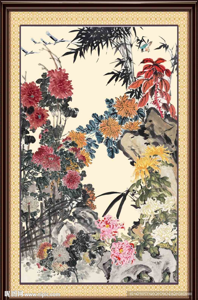 国画菊花