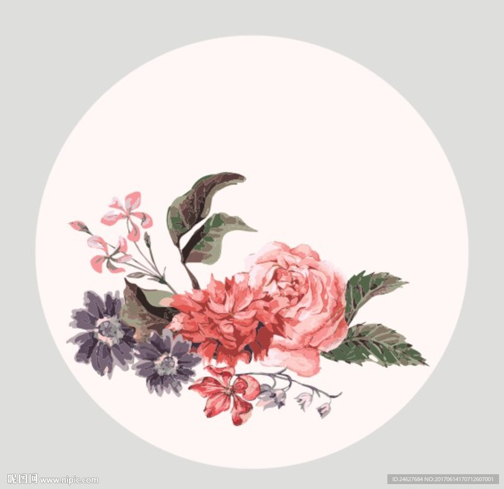 花卉无框画
