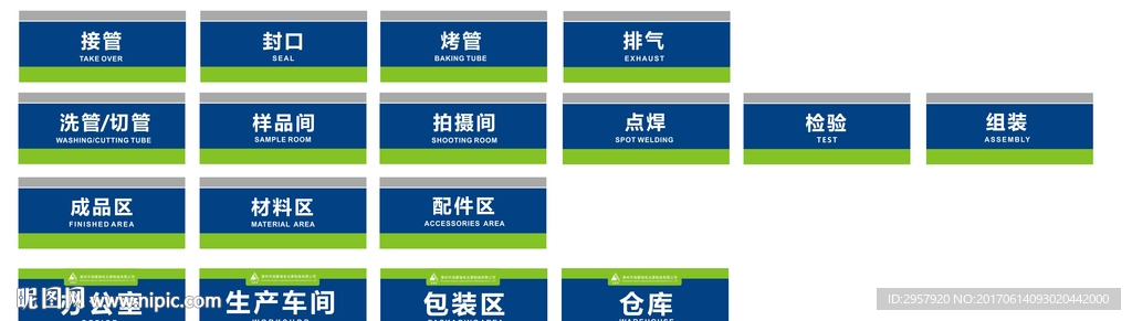车间标牌
