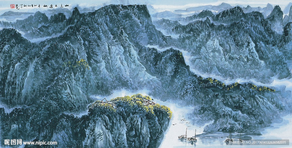 张隽先国画