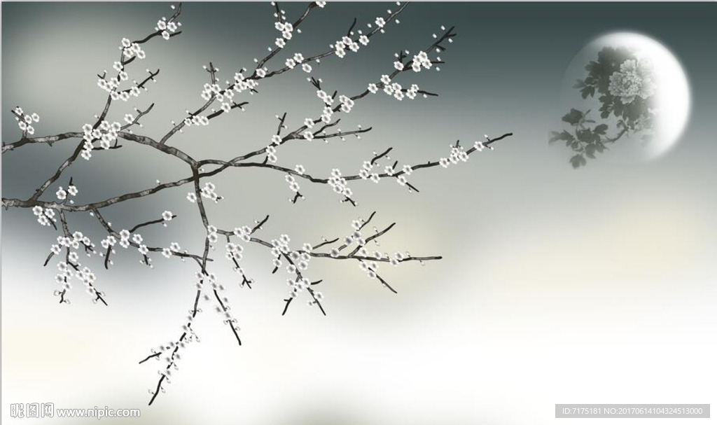手绘花鸟图
