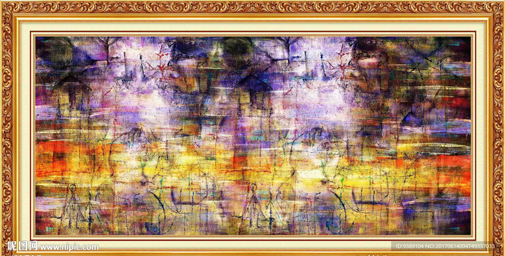 抽象油画