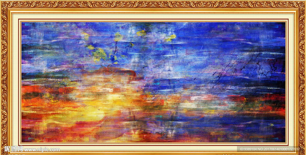 抽象油画