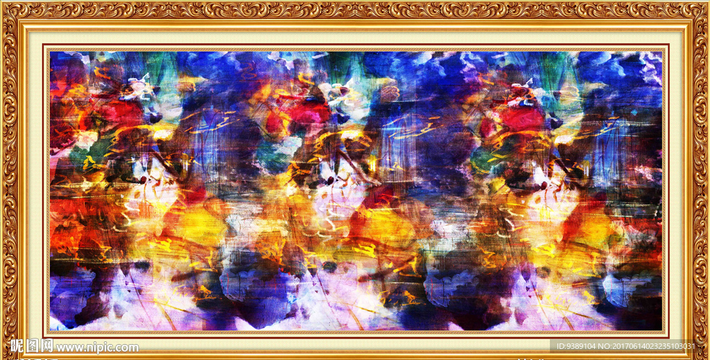 抽象油画