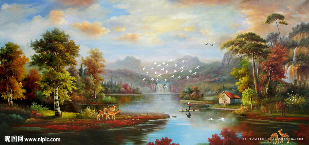 油画风景