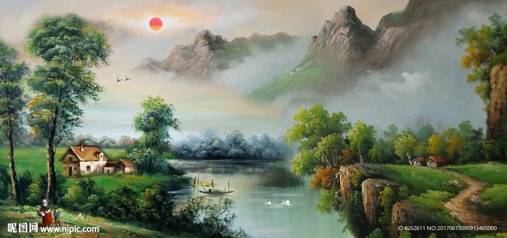 油画风景
