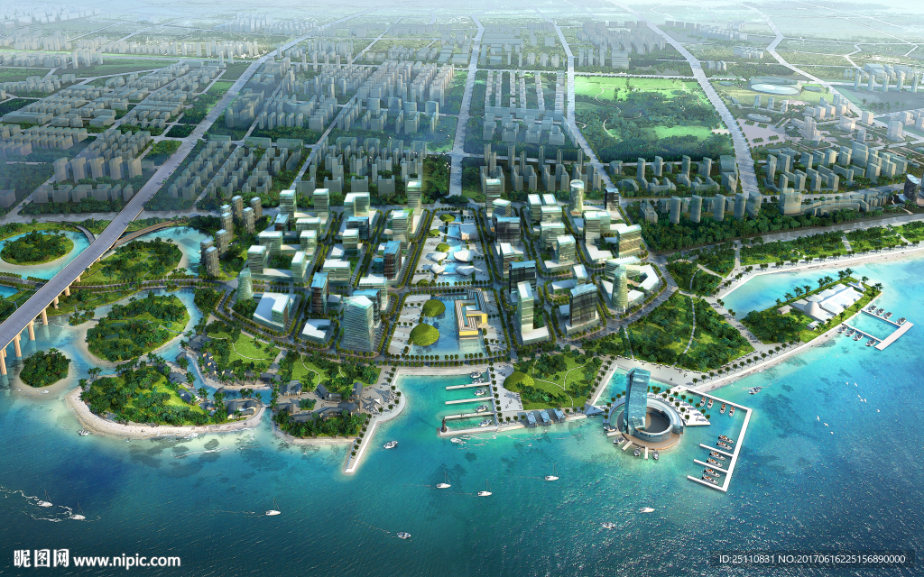 海港城市规划图片