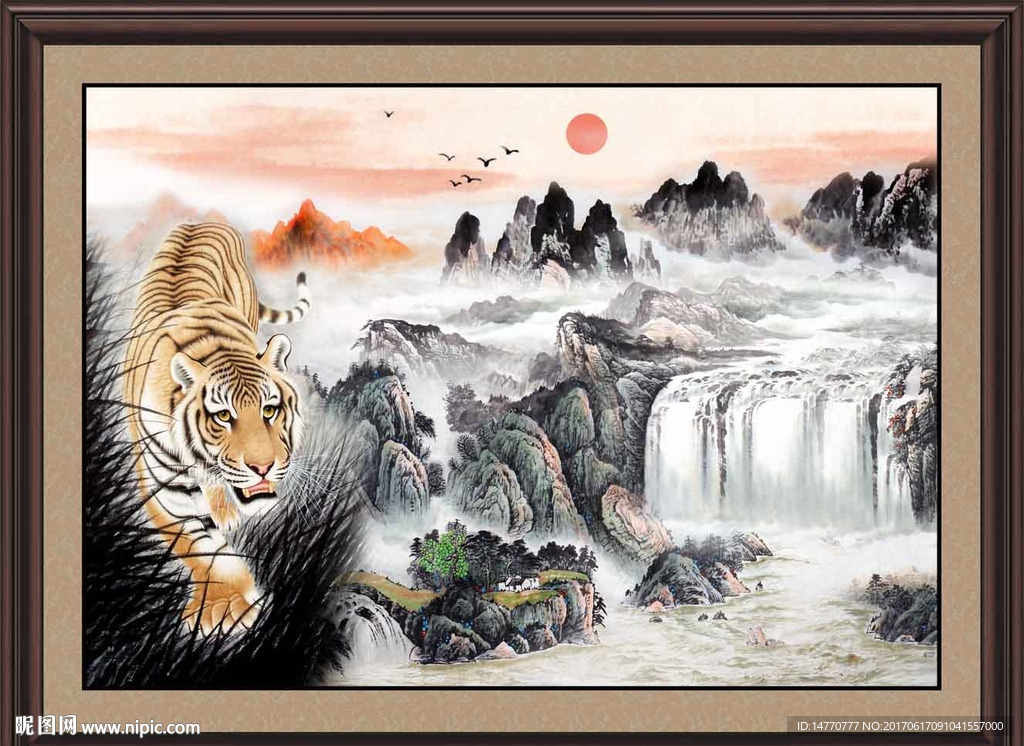 国画老虎